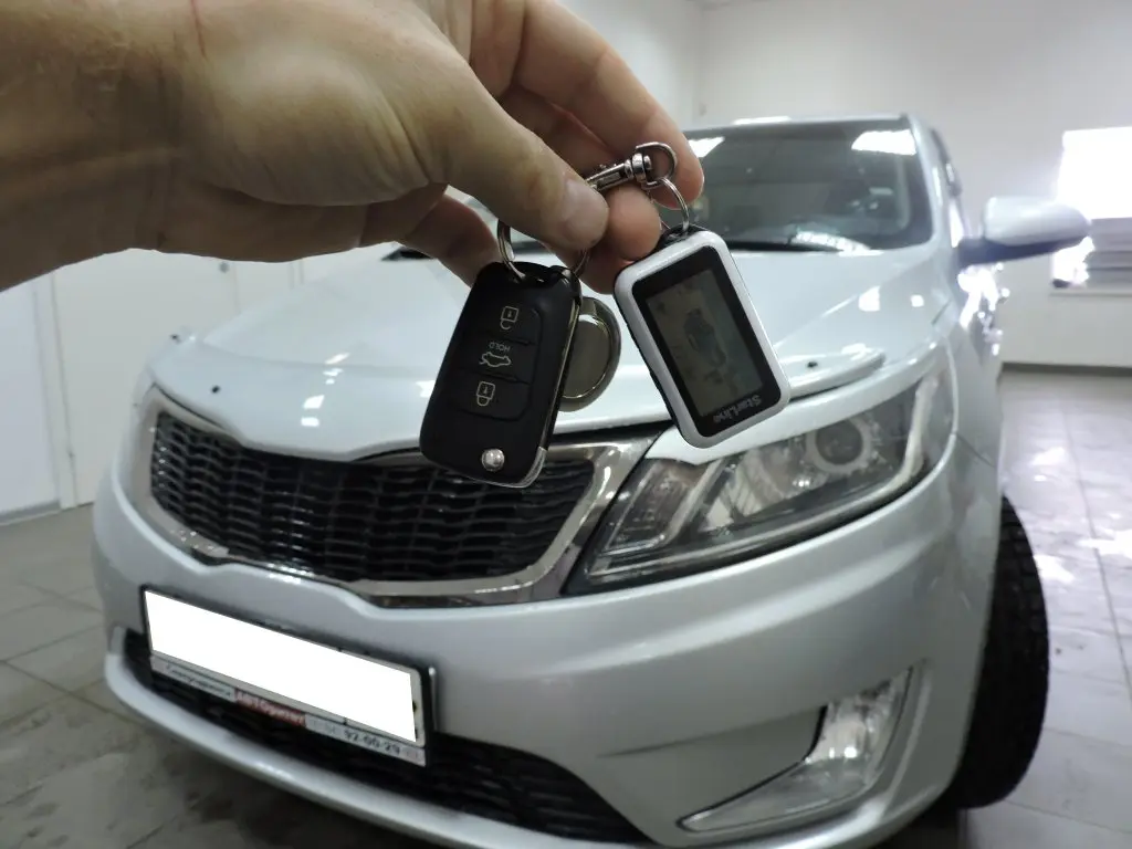 Установка сигнализации с автозапуском