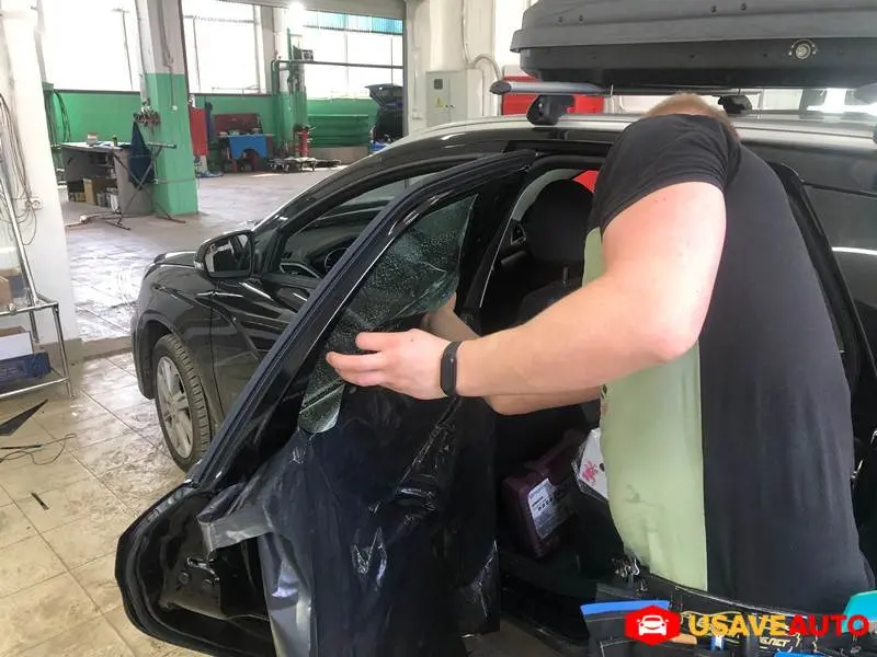 Установка фаркопа на LADA Vesta + тонировка и дефлекторы