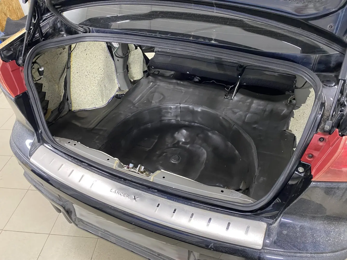 Шумоизоляция Lancer X