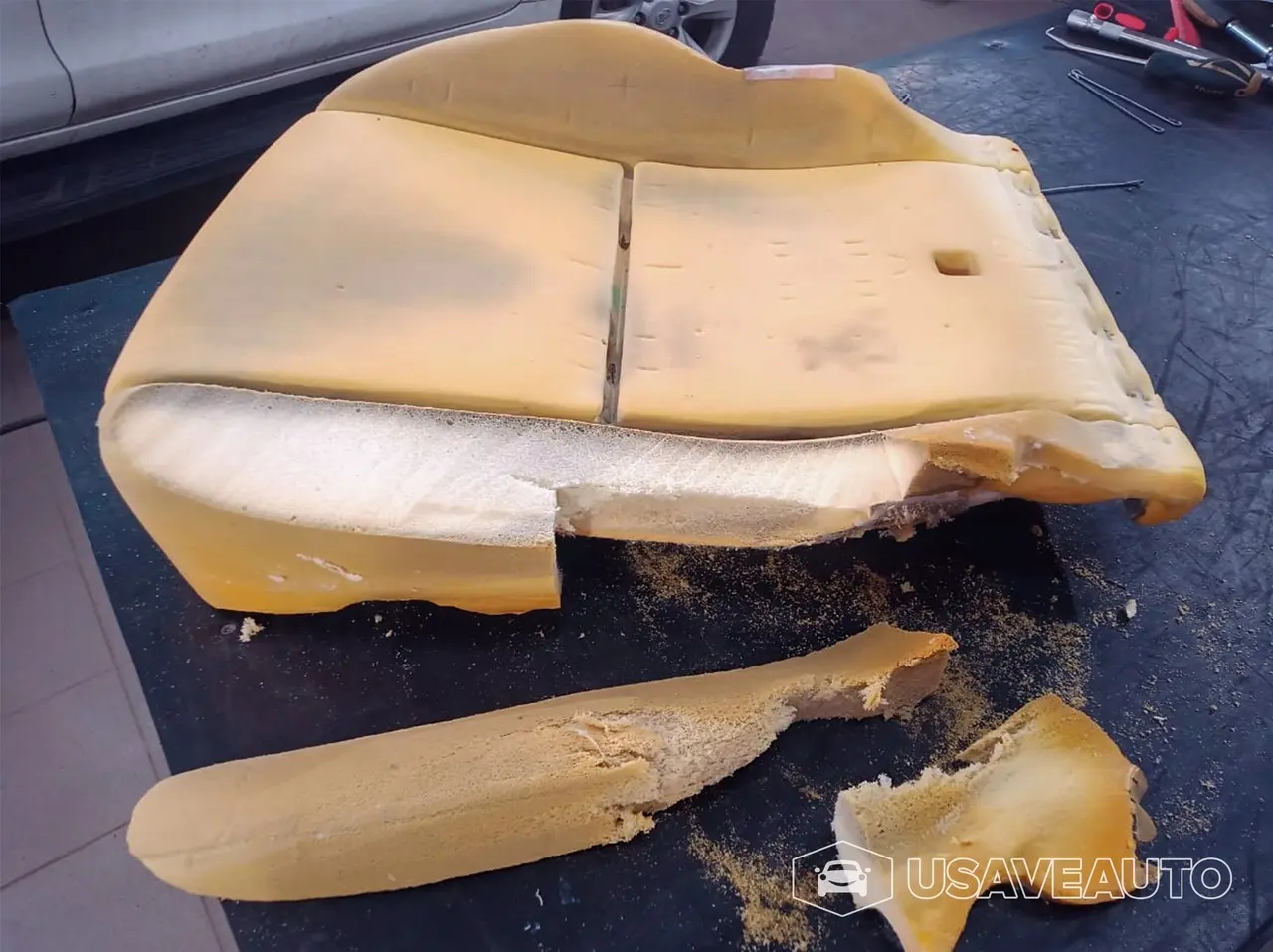 Ремонт сидений автомобиля