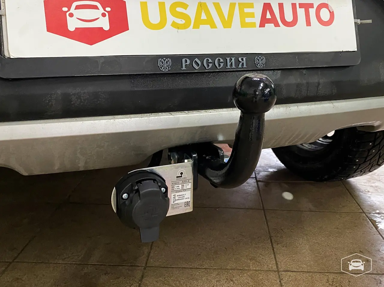 Renault Sandero и фаркоп Лидер Плюс