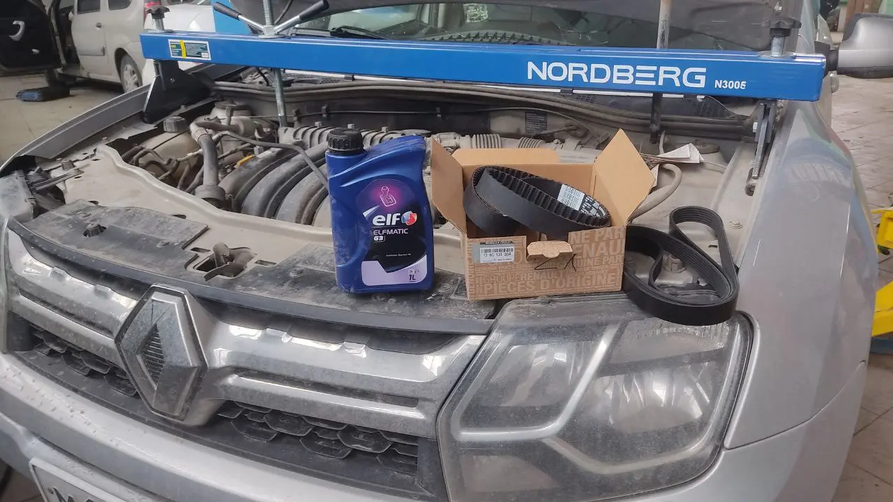 Замена ГРМ на Renault Duster