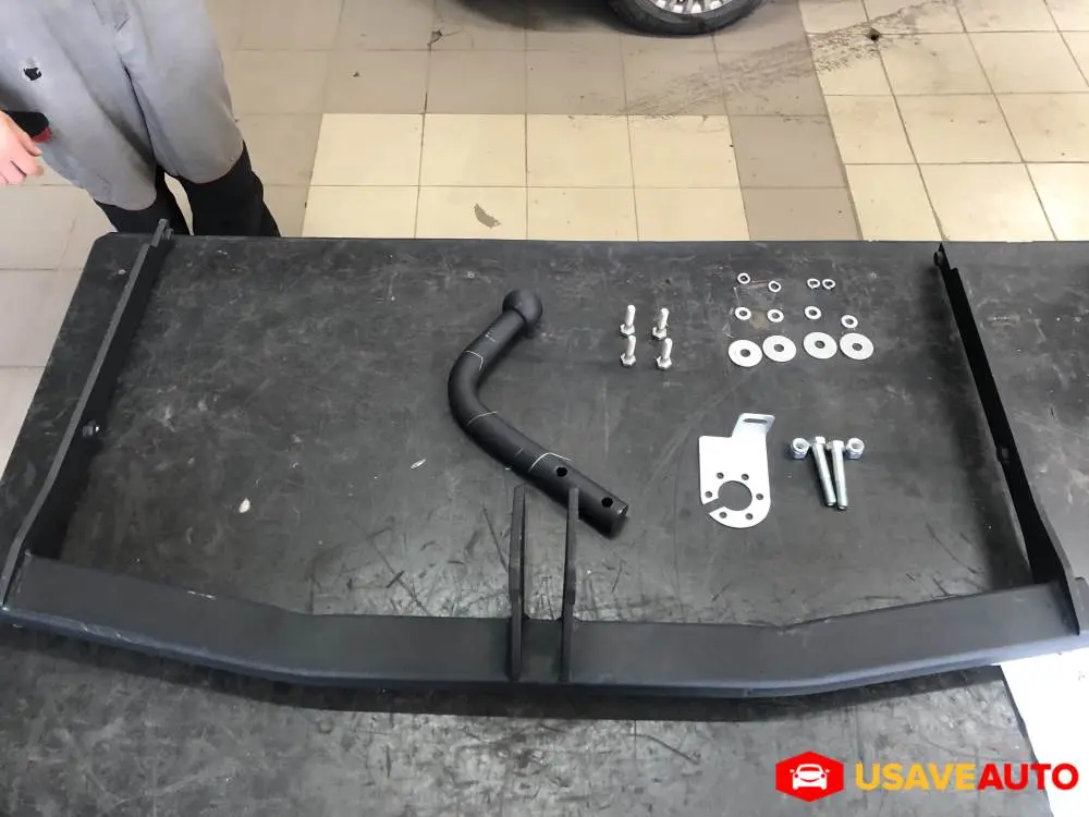 Установка фаркопа на Hyundai ix35