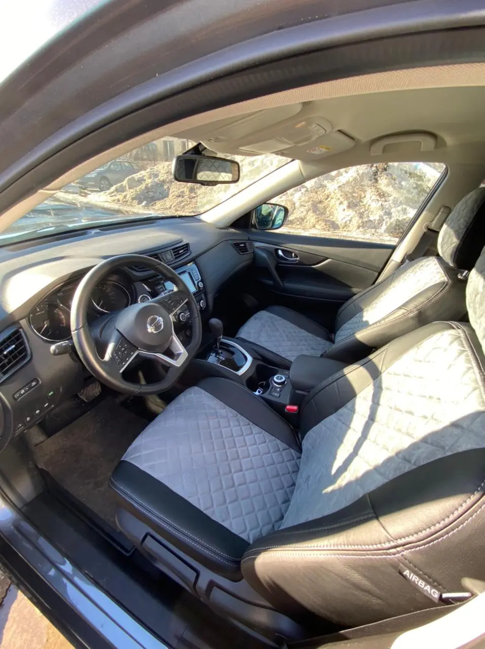 Nissan X-trail  чехлы Автопилот Алькантара