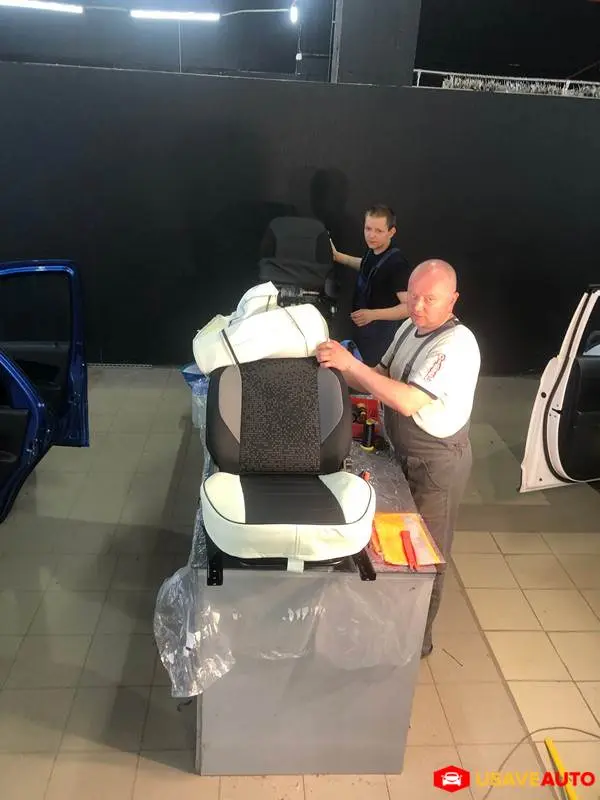 Установка чехлов на Lada Granta 2018