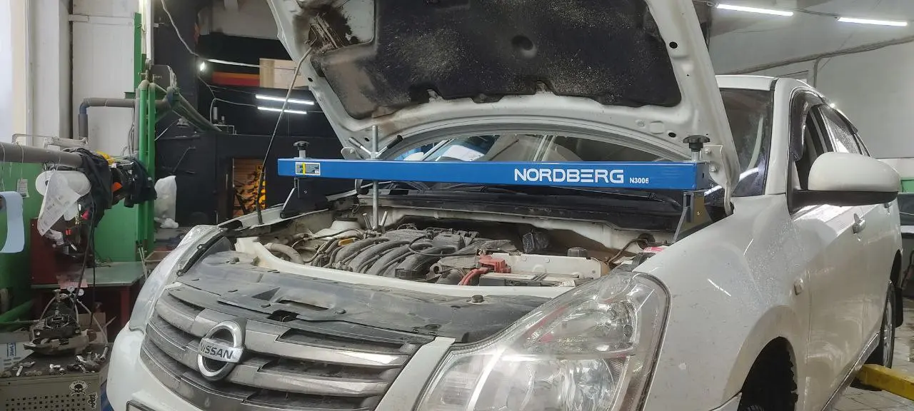 Замена ремня ГРМ на Nissan Almera