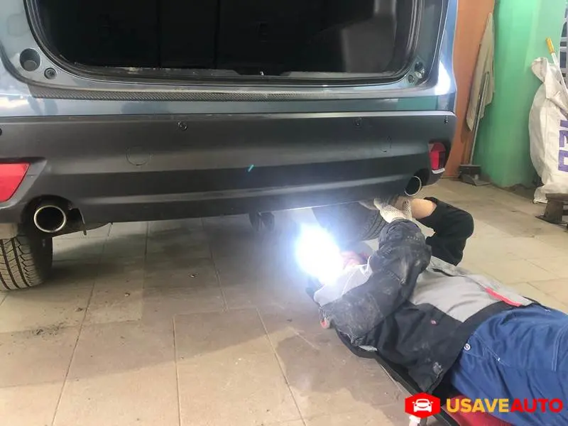 Установка фаркопа на Mazda CX5