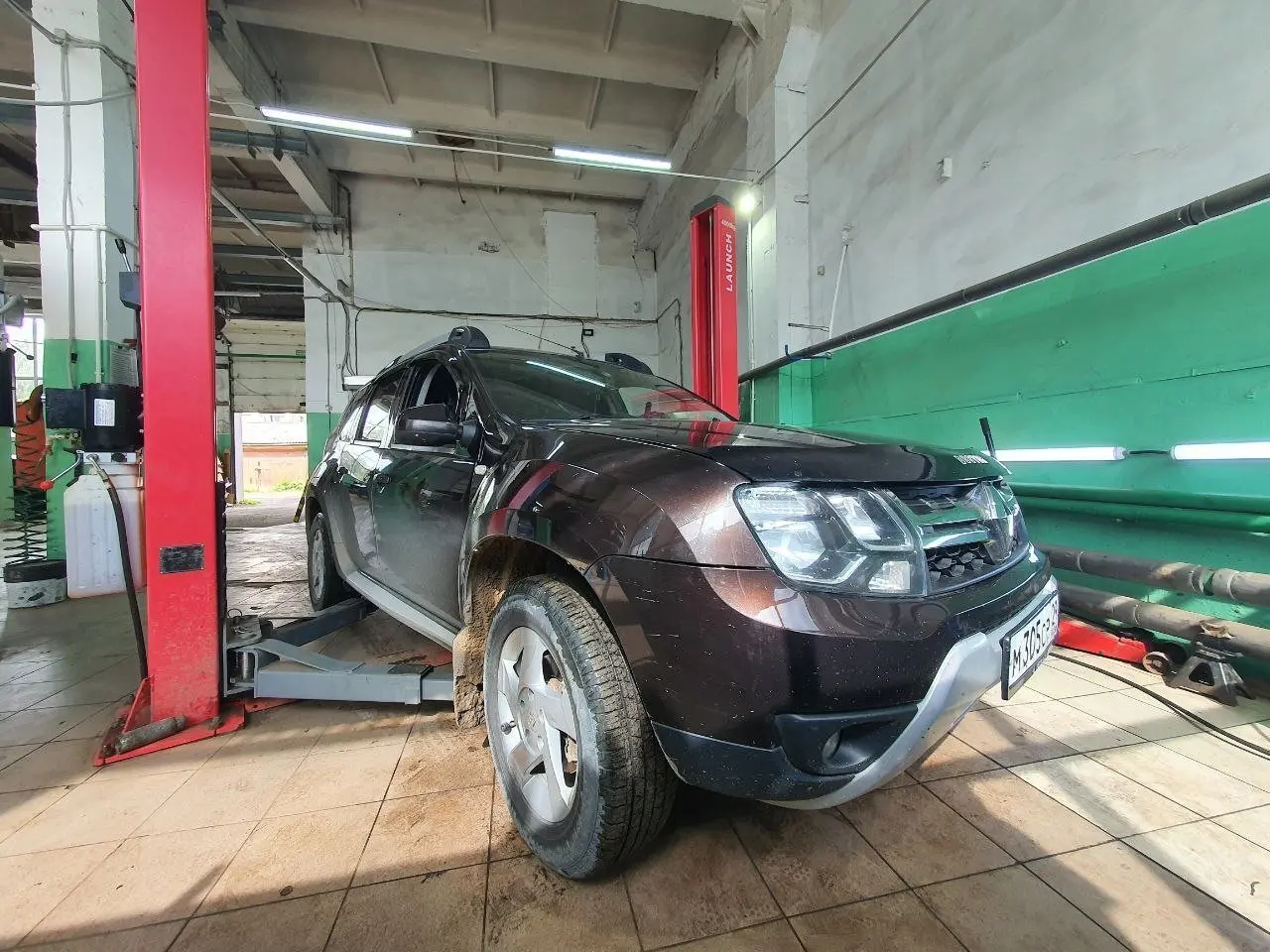 Renault Duster, замена грм, помпы, антифриза, тормозной жидкости