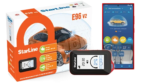 Комплект сигнализации с автозапуском StarLine E96 V2 GSM ECO