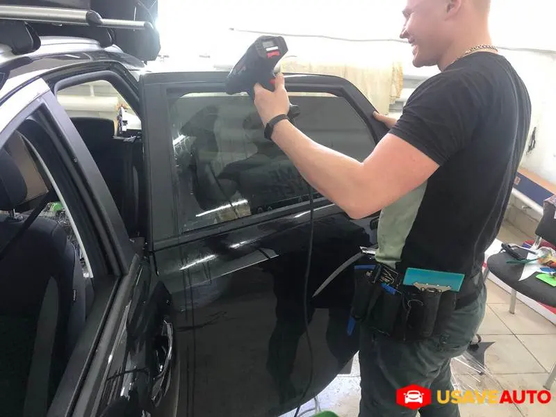 Установка фаркопа на LADA Vesta + тонировка и дефлекторы