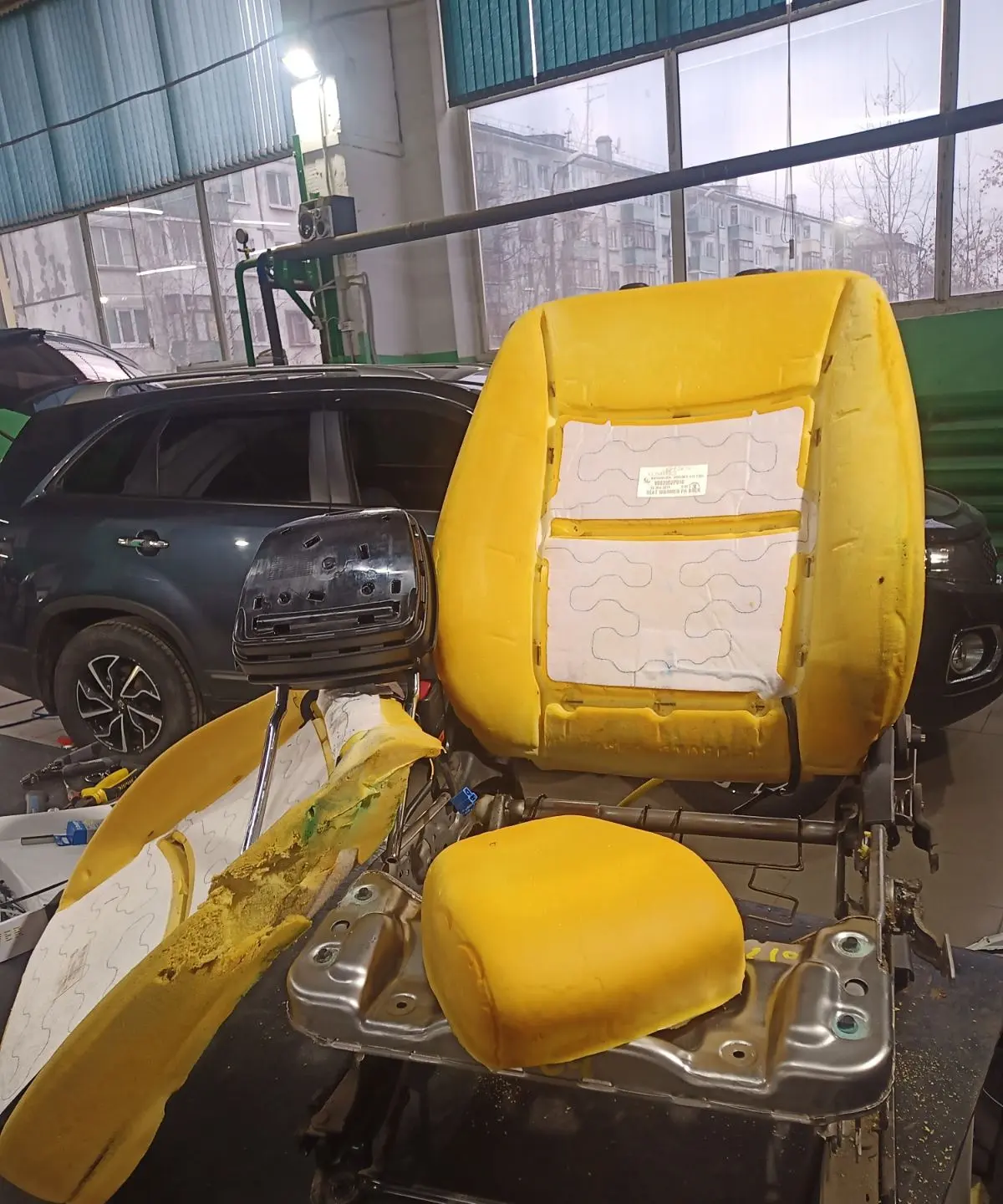 Ремонт сидений автомобиля