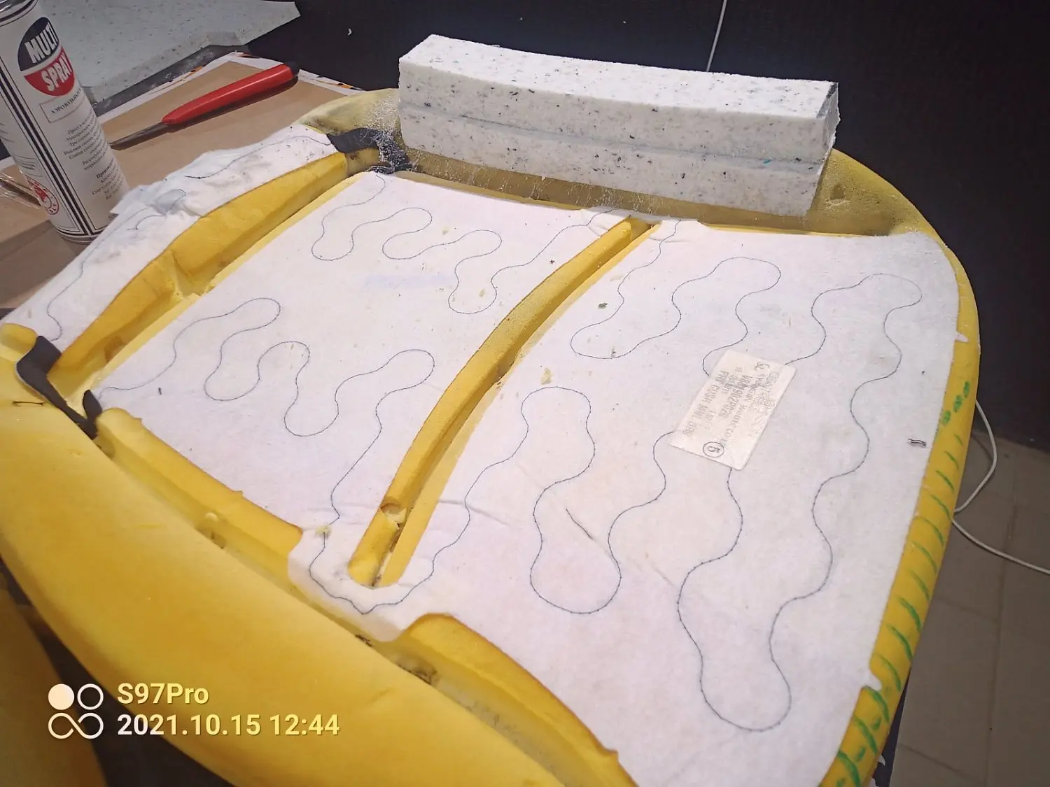 Ремонт сидений автомобиля