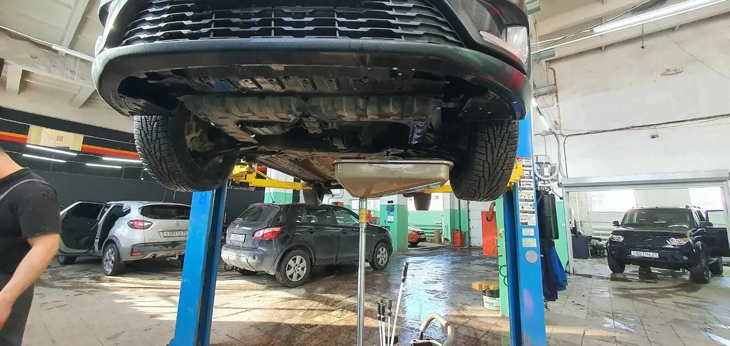 Замена масла на Kia Rio